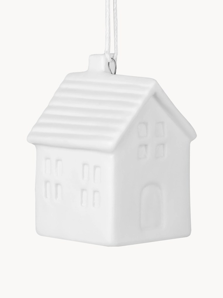 Ornamentos para árvore artesanais Home, conjunto de 6