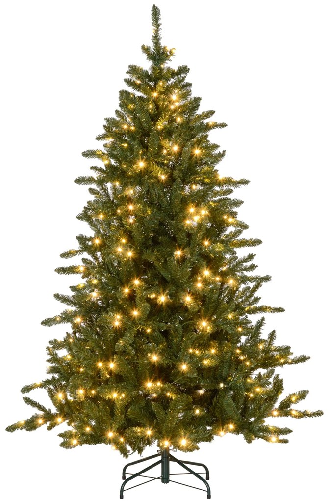 Árvore de Natal 180 cm Árvore de Natal Artificial com 310 Luzes LED 87