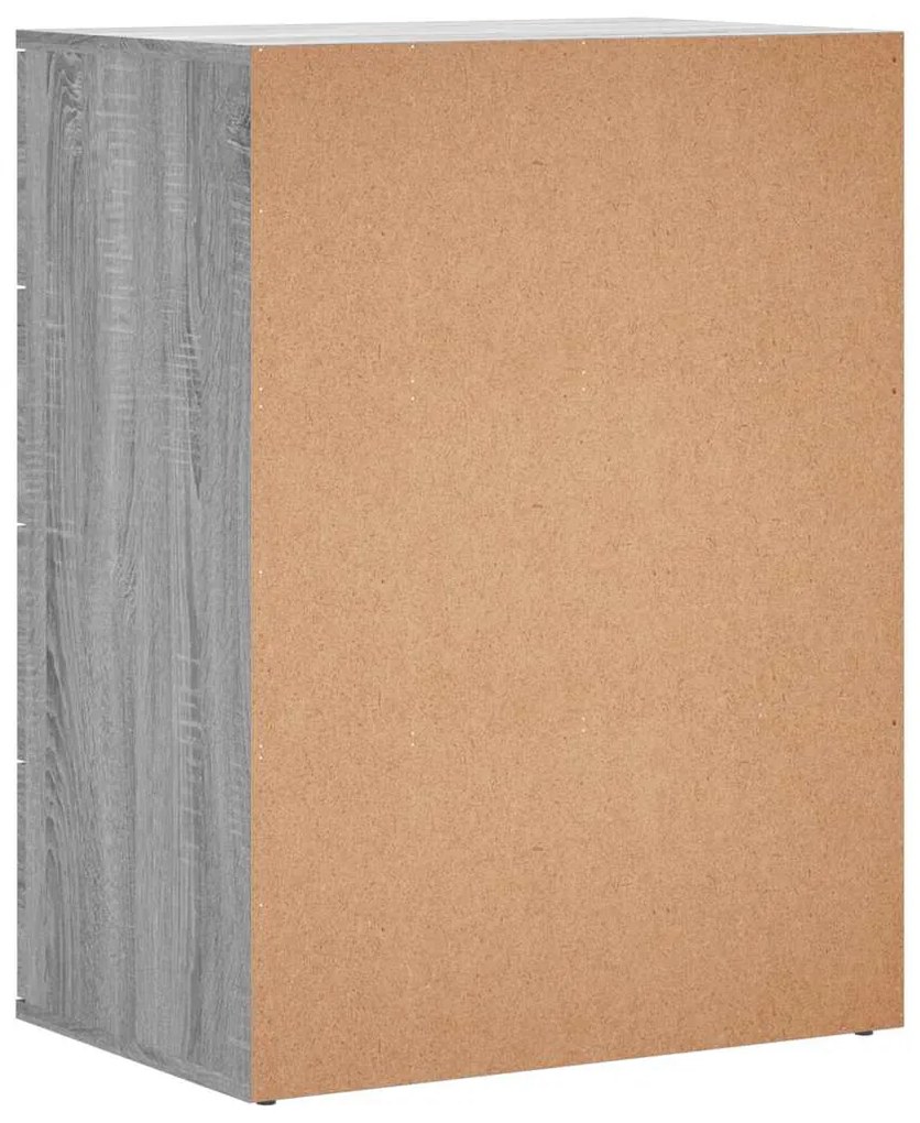 Aparador 60x39x80 cm derivados de madeira cinzento sonoma