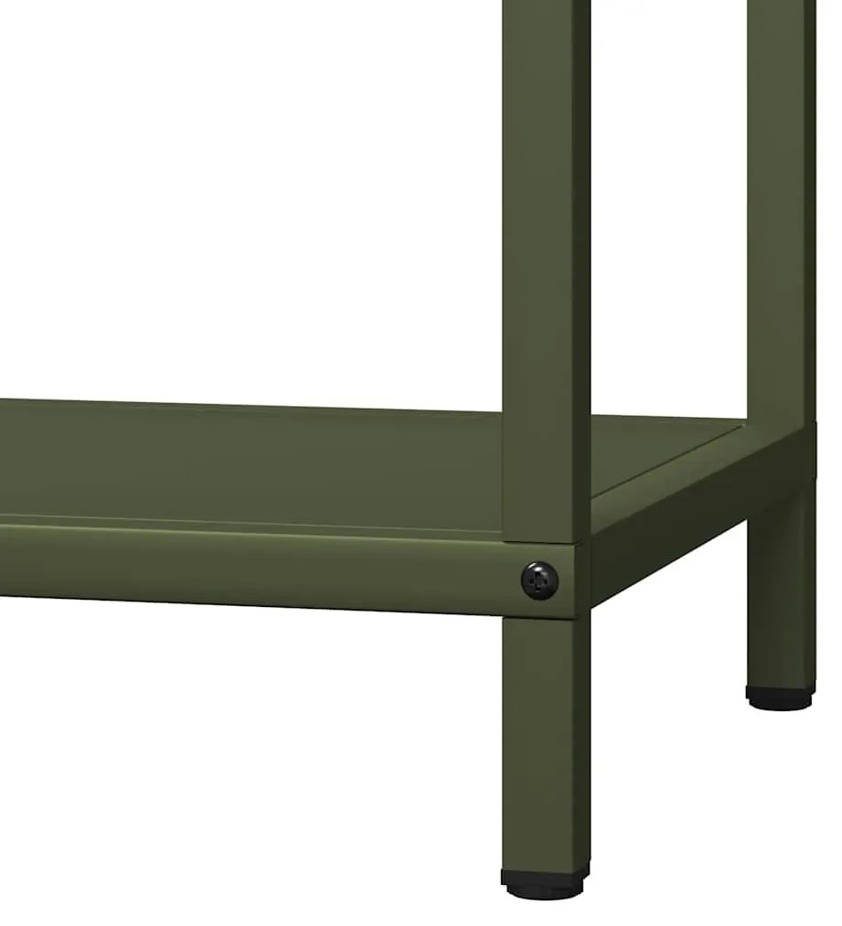 Suporte para lenha aço laminado a frio verde azeitona