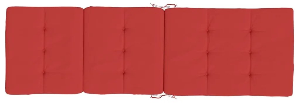 Almofadões p/ cadeira de terraço 2 pcs tecido oxford vermelho