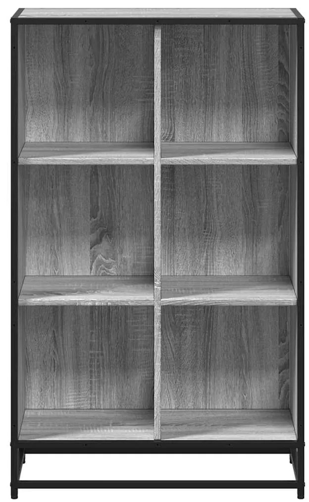 Estante 65,5x33x107,5 cm derivados de madeira cinzento sonoma