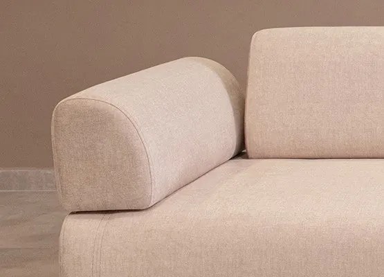 Sofá-cama de 3 Lugares Infinity – Bege – 220x90x80 cm
