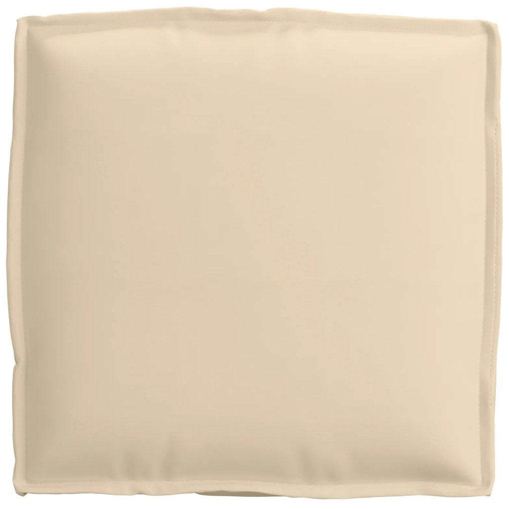 Almofadas de Palete para Assento 2 pcs Beige 40x40x8 cm Tecido Oxford