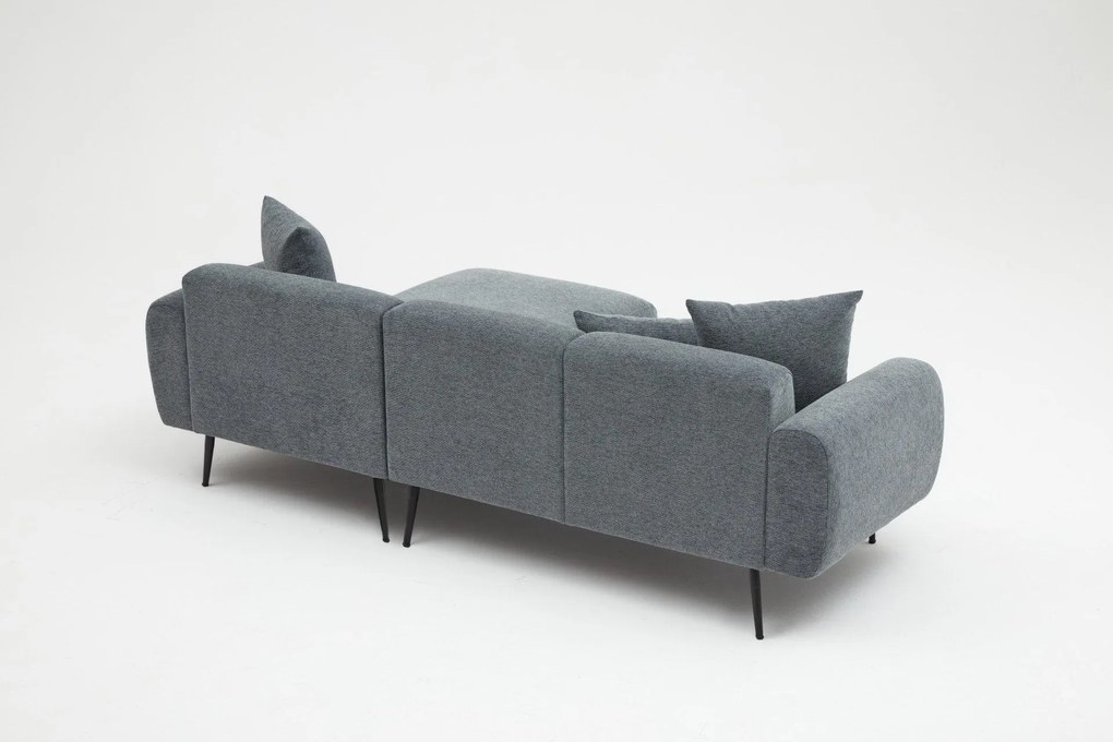 Sofá de Canto Side – Antracite – 252 cm x 77 cm x 82 cm