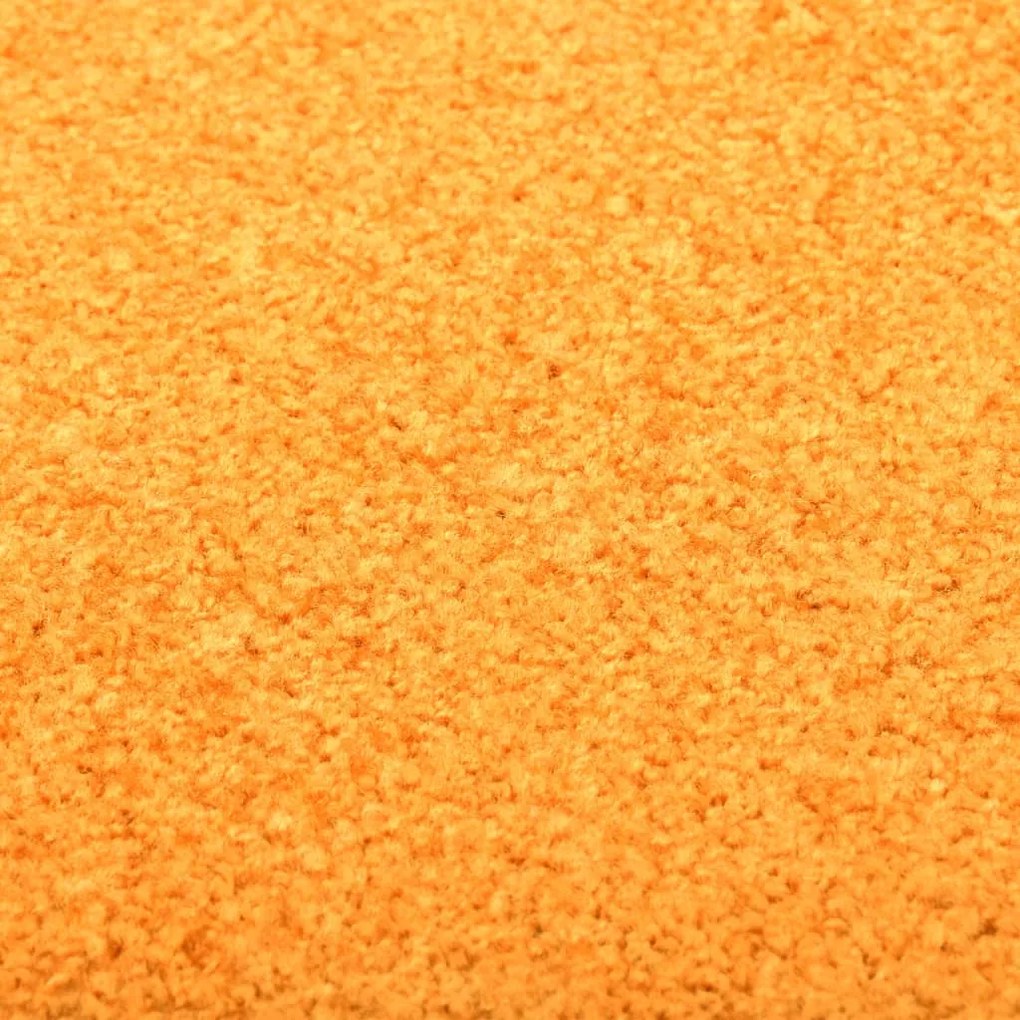 Tapete de porta lavável 60x180 cm laranja