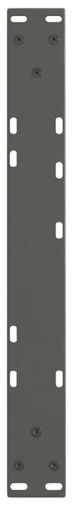 Pés para mesa de centro em V, 2 peças, antracite, 60x(30-31,3) cm, aço