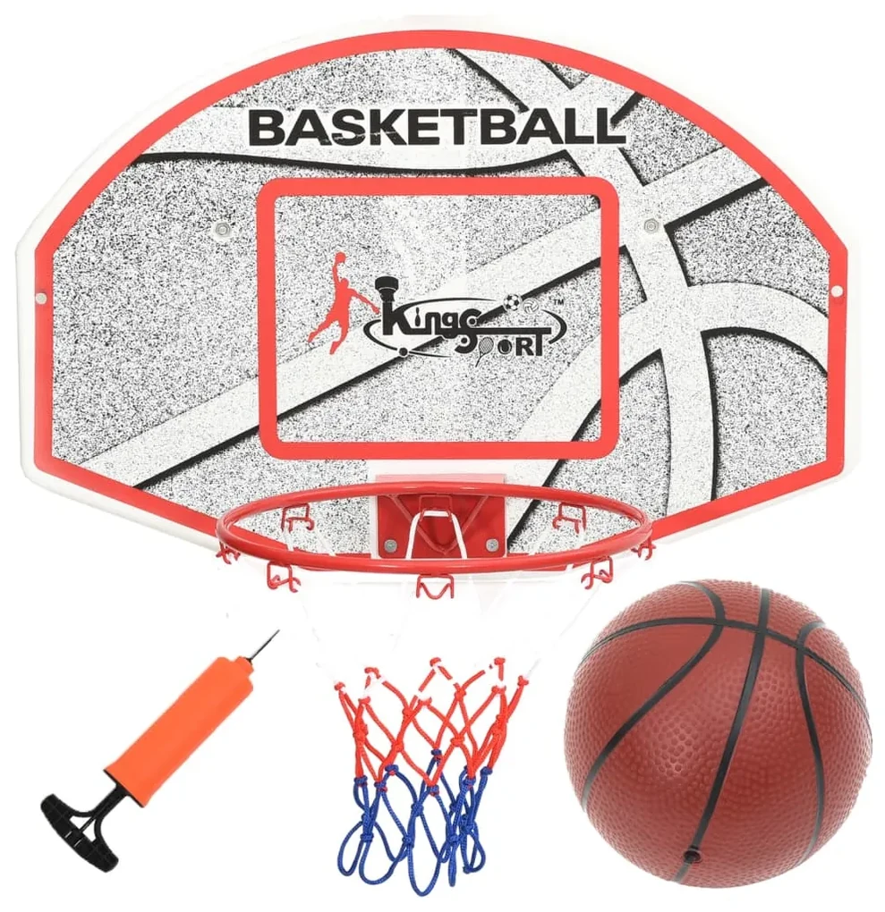 vidaXL Conjunto jogo de basquetebol infantil ajustável 160 cm