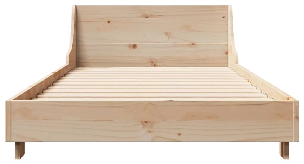 Cama sem colchão 90x200 cm madeira de pinho maciça