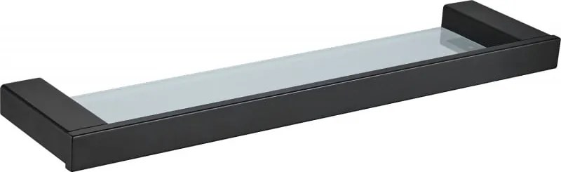 Mexen Pavo prateleira de vidro suspensa, preta - 7030437-70