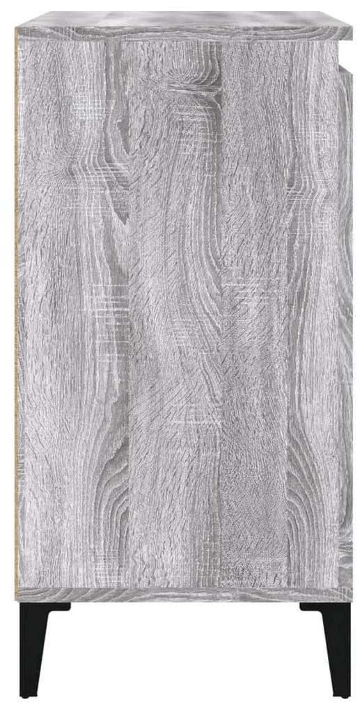 Mesas de cabeceira 2pcs 40x35x70 cm deriv. madeira cinza sonoma