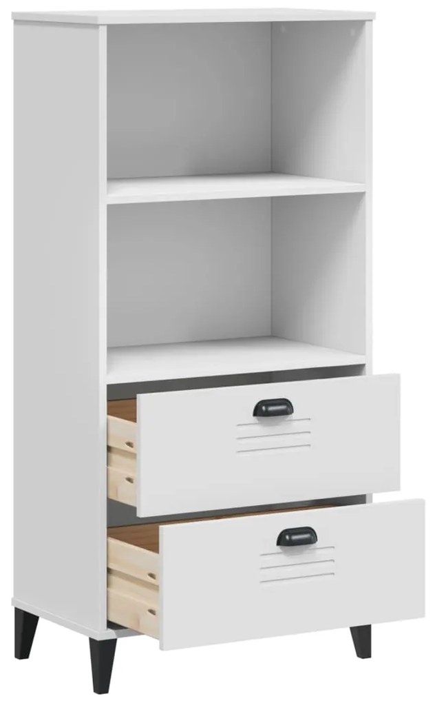 Estante VIKEN 60x35x123 cm derivados de madeira branco