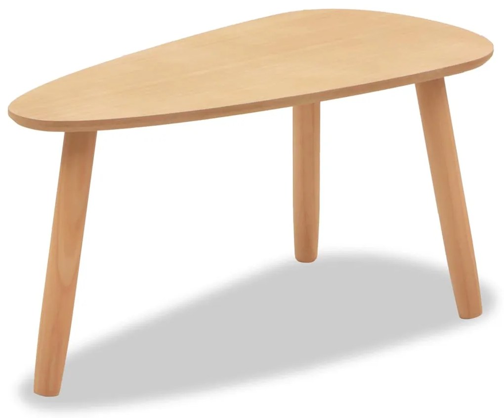 Conjunto mesas de centro 2 pcs pinho maciço castanho
