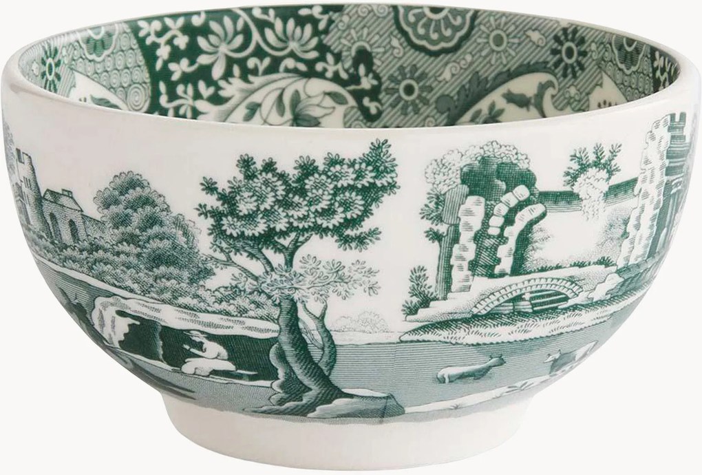 Taças para molhos em grés Heritage Green Italian, conjunto de 4
