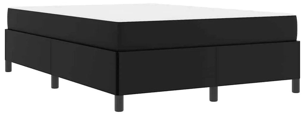 Estrutura de cama com colchão Preto 140 x 190 cm
