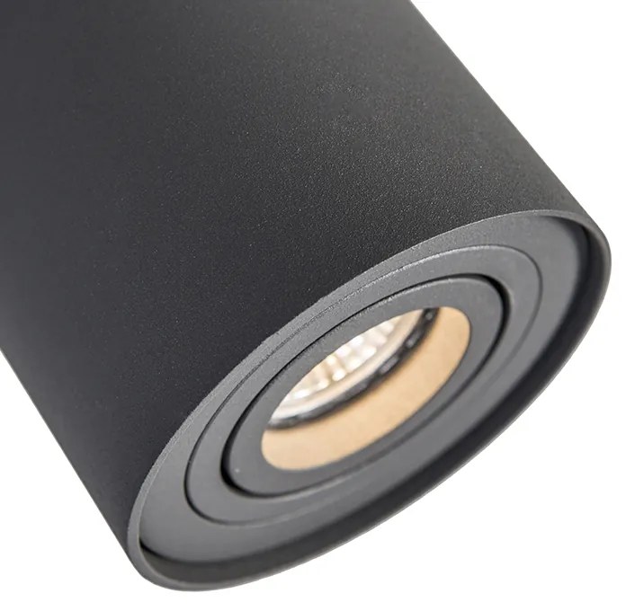 LED Foco de embutir inteligente cinzento escuro inclinável com Wi-Fi GU10 - Rondoo Up Moderno