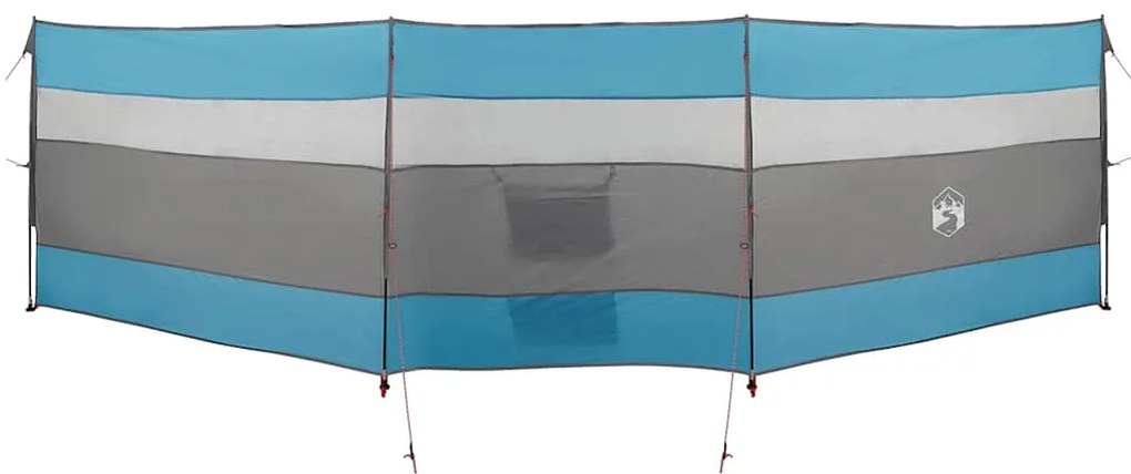 Corta-vento de campismo 508x130 cm impermeável azul