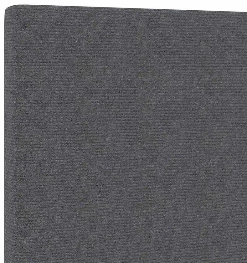 Cabeceira vidaXL Design Simples Cinza Escuro 160 cm Tecido Veludo