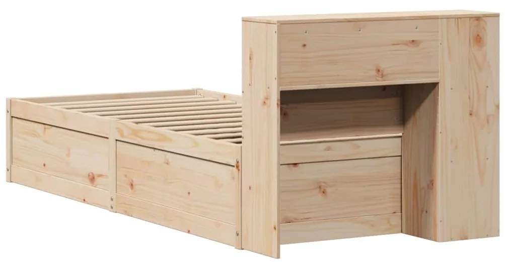 Cama sem colchão 90x190 cm madeira de pinho maciça