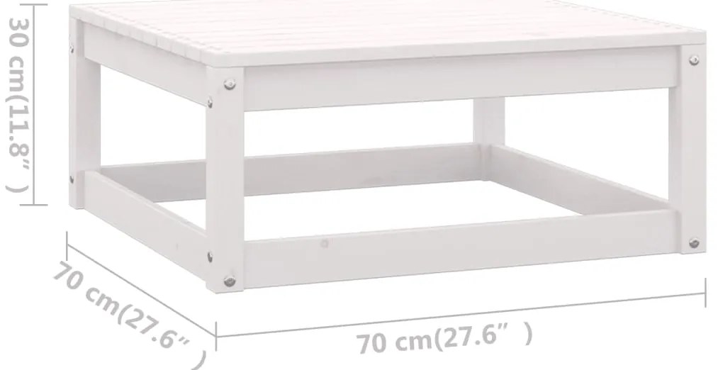 5 pcs conjunto lounge de jardim c/ almofadões pinho maciço