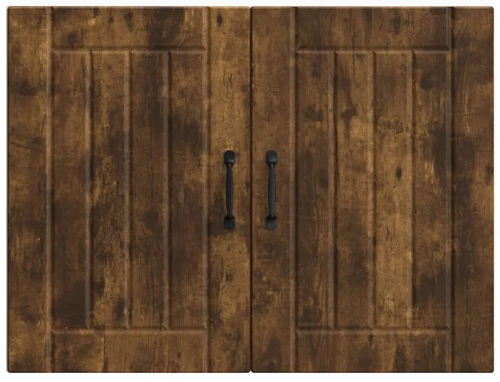 Armário de parede da cozinha Lucca madeira carvalho fumado