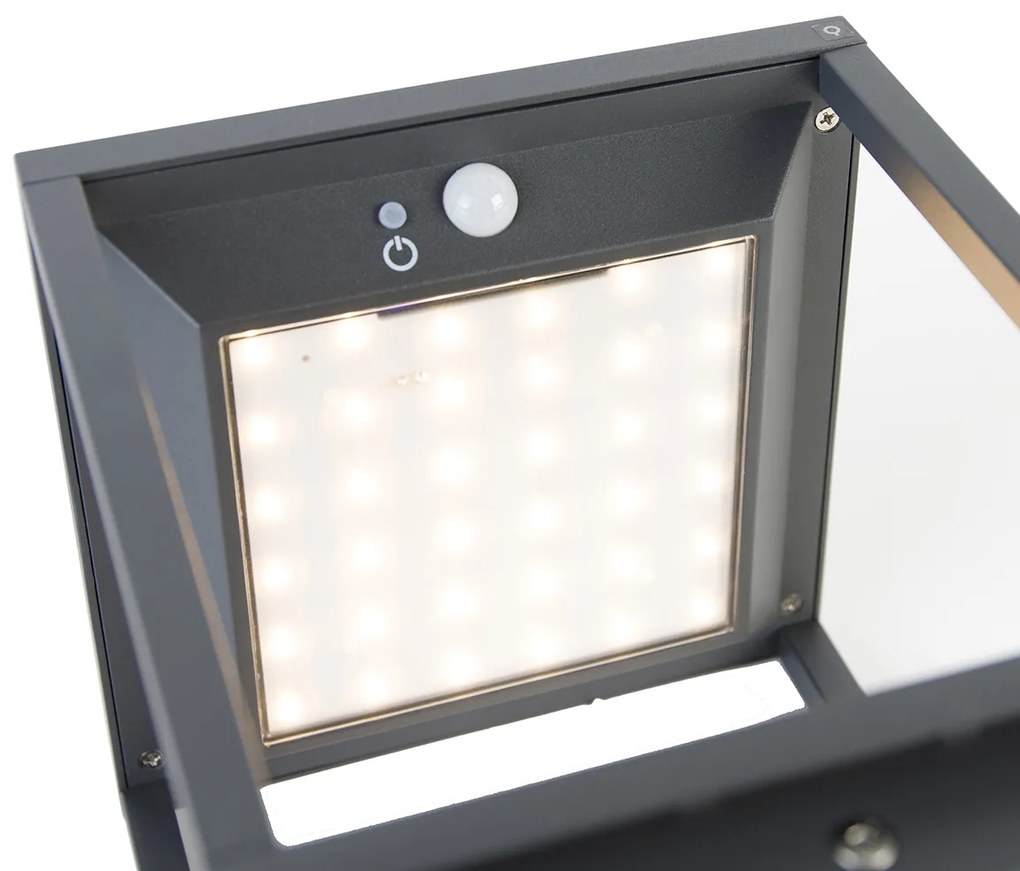 LED Candeeiro de pé exterior com energia solar Moderno