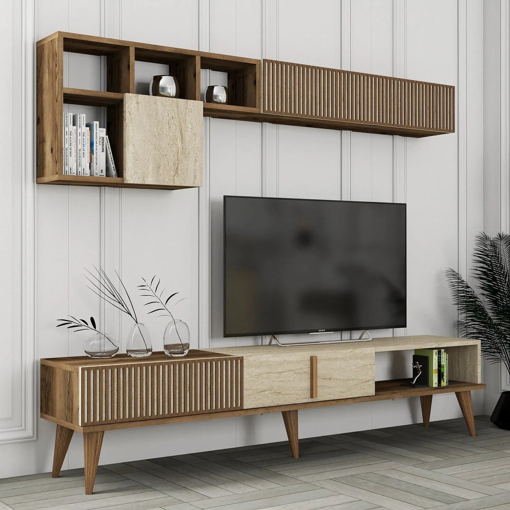 Unidade de TV Milan – Nogueira – 180x40x35 cm