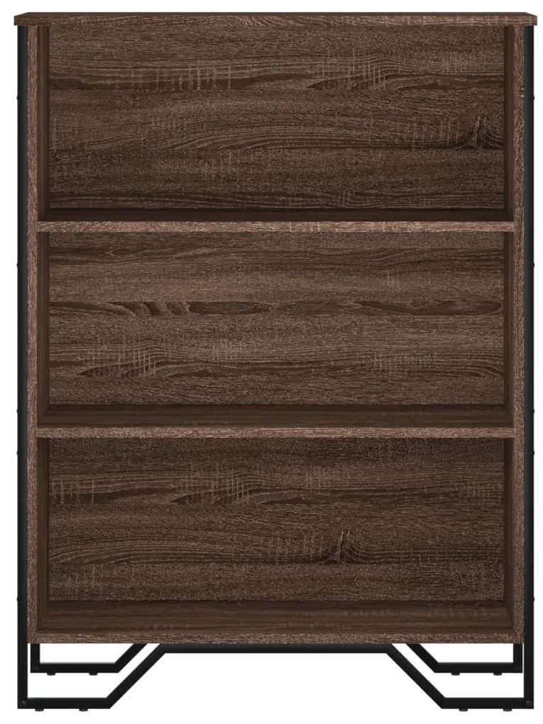 Estante 80x31x106 cm derivados de madeira carvalho castanho