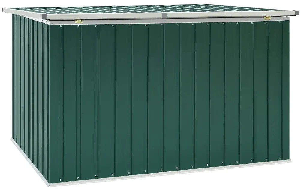 Caixa de arrumação para jardim 171x99x93 cm verde