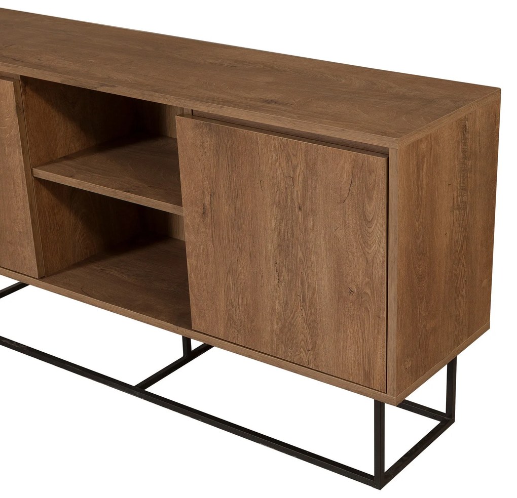 Console Zela – Walnut Black – 140x72x36 cm