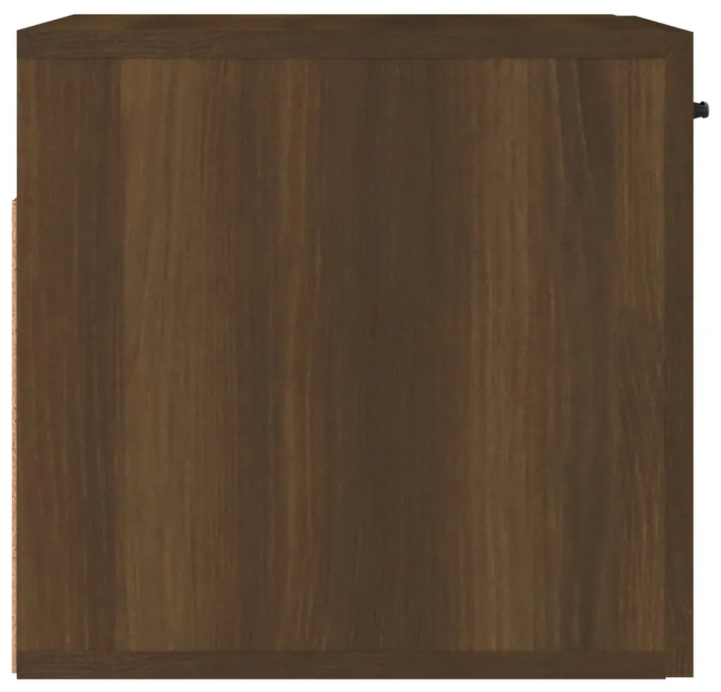 Armário parede 80x36,5x35cm derivados madeira carvalho castanho