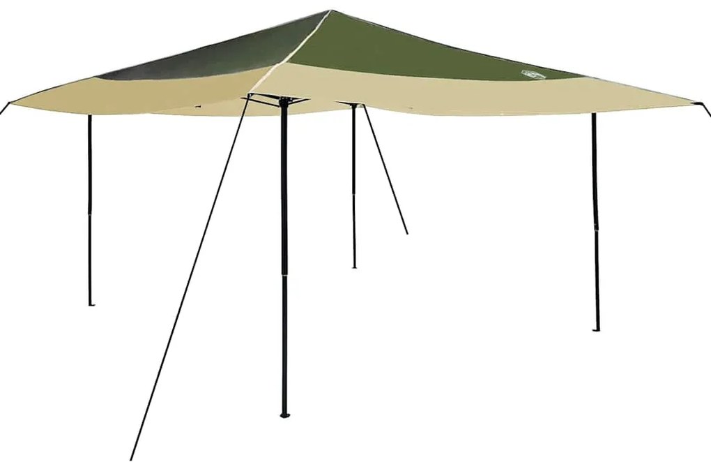 Tenda de Toldo Verde 400 x 400 x 227 / 236 / 245 cm Tecido Oxford