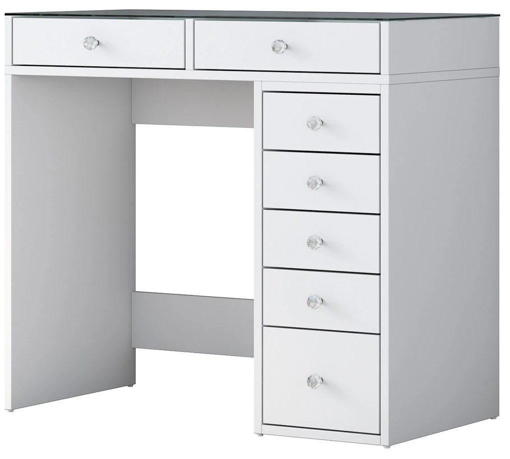 Mesa de Maquilhagem BJ107 – Branco – 90x79,8x44,5 cm