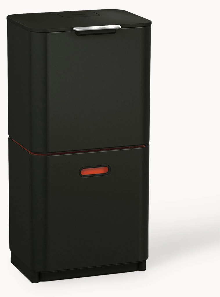 Caixote do lixo com unidade de reciclagem separada, 2 x 30 L