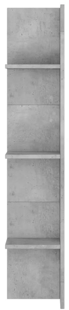 Móvel de TV 152x22x113 cm derivados de madeira cinzento cimento