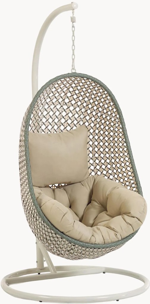 Cadeira suspensa de jardim com suporte Cira