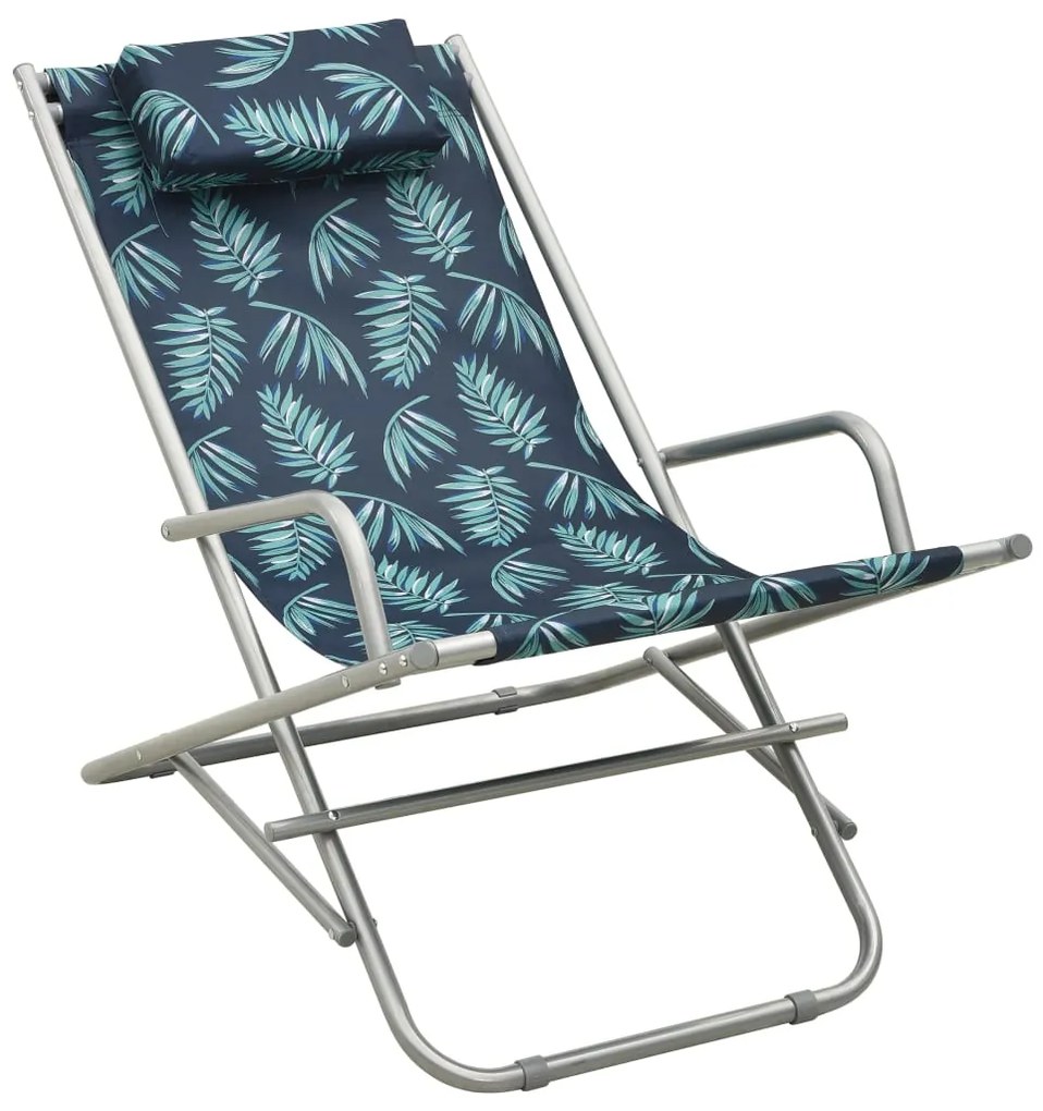Cadeiras de baloiço 2 pcs aço estampagem de folhas