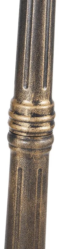 Lanterna clássica ouro antigo 3 luzes IP44 - Capital