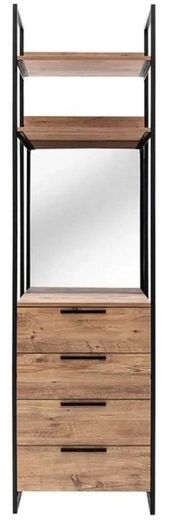 Roupeiro Dynamic – Pinho Atlântico – 64 x 225 x 52 cm