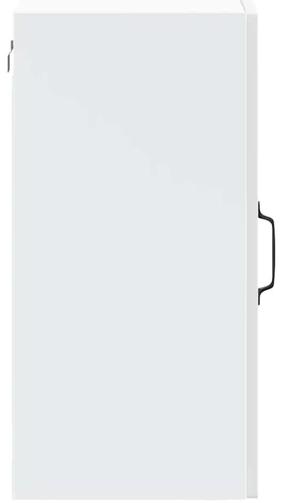 Armário de parede cozinha porta vidro Lucca branco brilhante