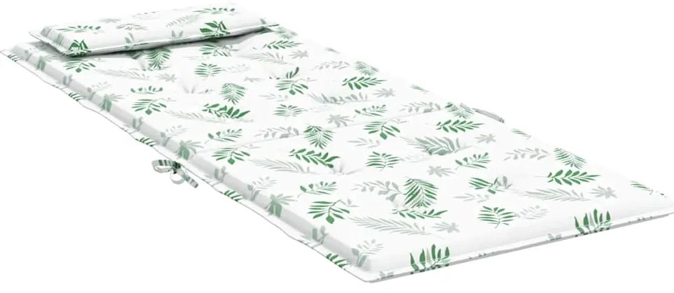 Almofadões p/ cadeira encosto alto 6 pcs tecido oxford folhas