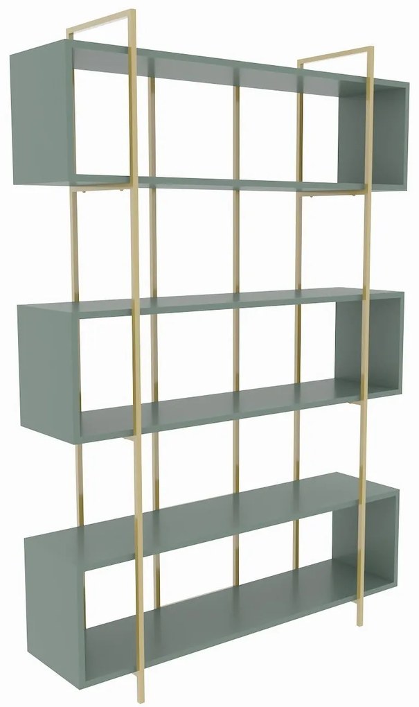 Estante Bruti – Verde Dourado – 120x180x29,6 cm