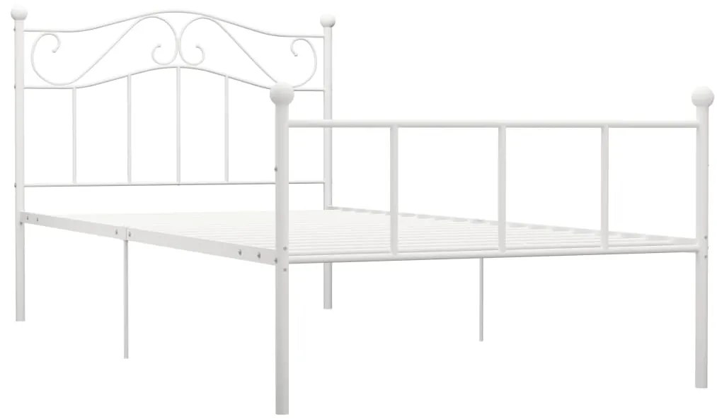 Estrutura de cama metal 90x200 cm branco