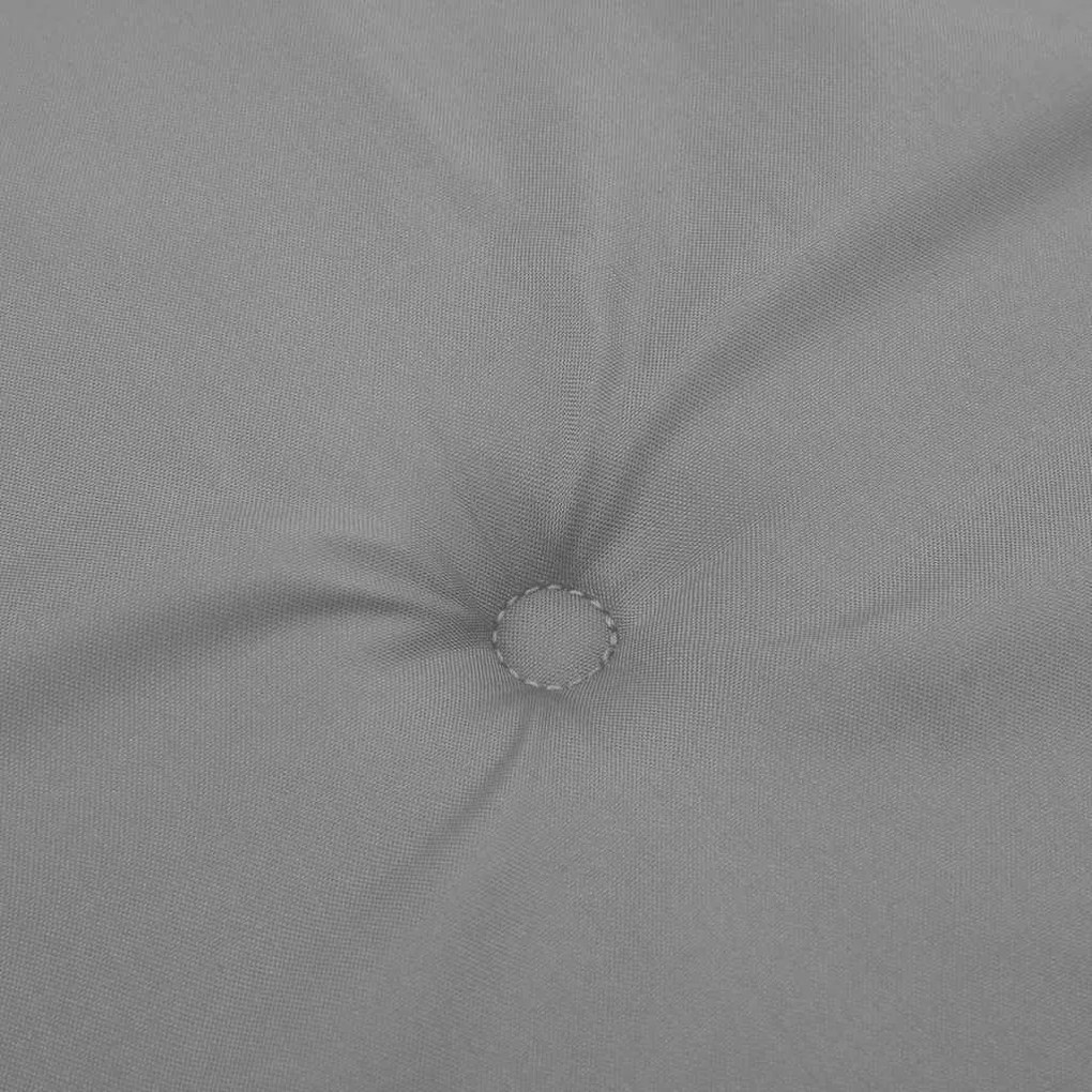 Almofadão p/ banco de jardim 100x50x4cm tecido oxford cinza