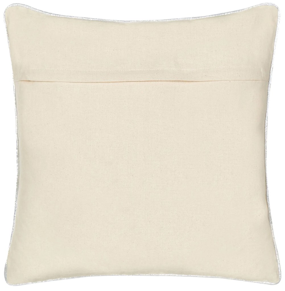 Conjunto de 2 almofadas decorativas em algodão creme 45 x 45 cm CLEYERA Beliani