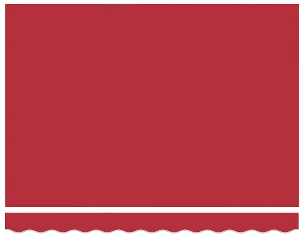 Toldo Retrátil Vermelho 2.5m x 2m