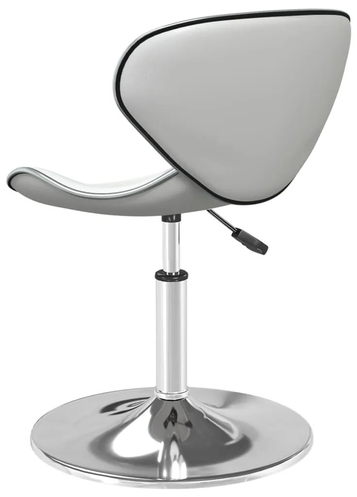 Cadeira de jantar couro artificial branco