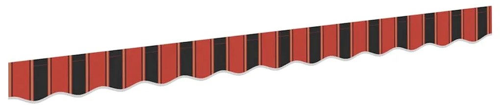 Valência de Toldo para Estrutura de 3m Listrado Multicolorido 2.8x0.2m