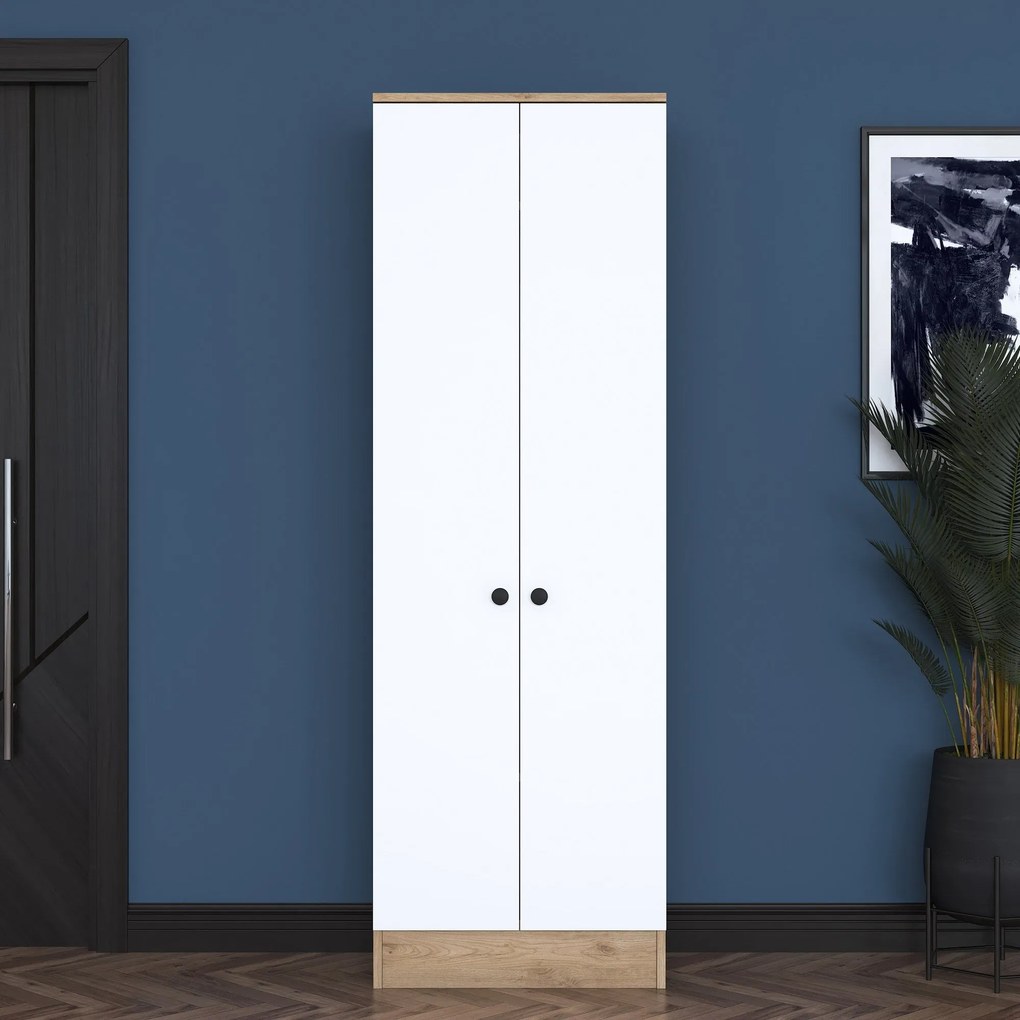 Cabide P6 – Branco Nogueira – 59,8x182,8x37,5 cm