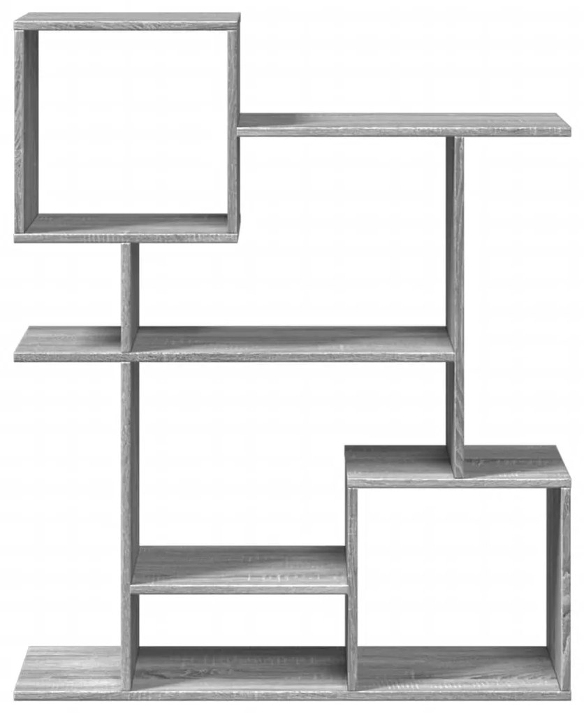 Estante divisória 92x29x112 cm derivados madeira cinza sonoma